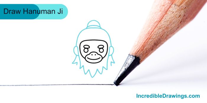 How to Draw Cute Hanuman Ji Step by Step for Kids