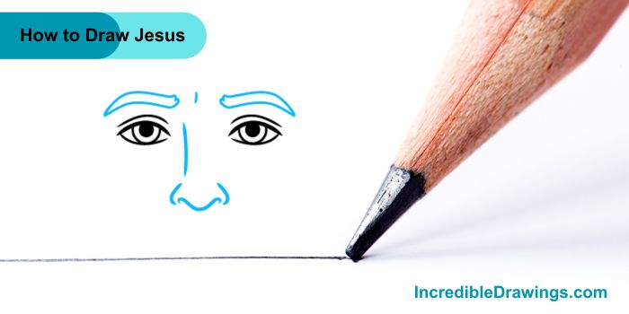 how to draw jesus