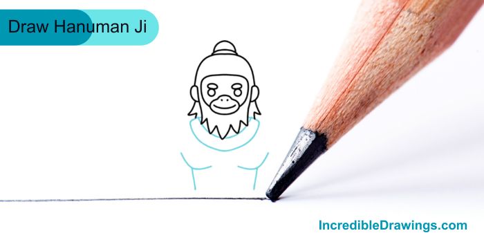 How to Draw Cute Hanuman Ji Step by Step for Kids