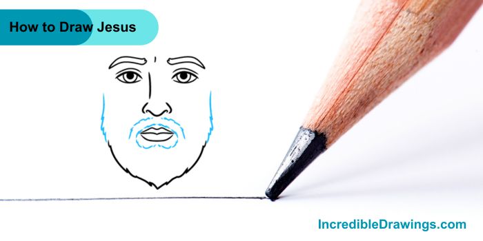 how to draw jesus