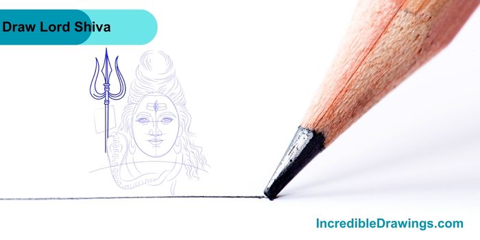 How to Draw Lord Shiva Face step by step