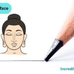 How to Draw Gautam Buddha Face step by step