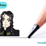 How to draw Michael Jackson Face step by step