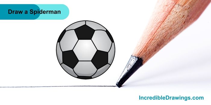 How to Draw a Soccer Ball Step By Step