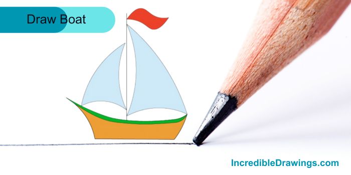 How to Draw a Sailboat Step By Step