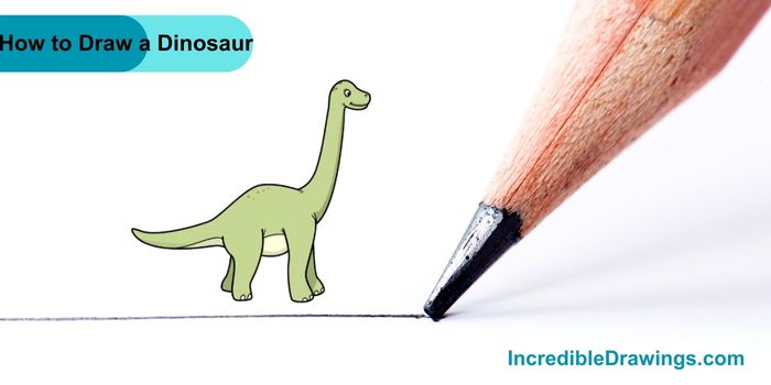 How to Draw a Dinosaur Step By Step