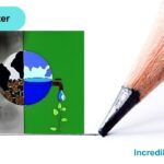 How to draw Save Water step by step