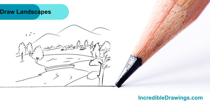 How to Draw Landscapes Step By Step